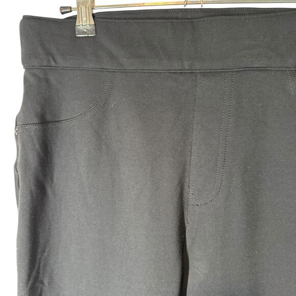 Spanx The Perfect Pant Ankle 4 Pocket Black Ponte Knit Large Classic Minimal - Picture 5 of 10